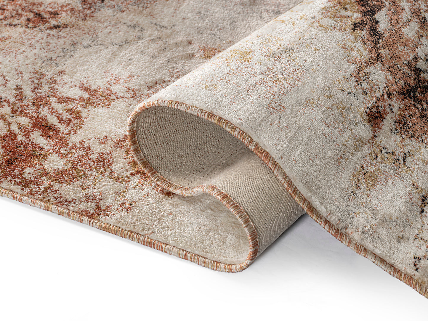 Precision-woven Modern Maroon Rug (MN002)