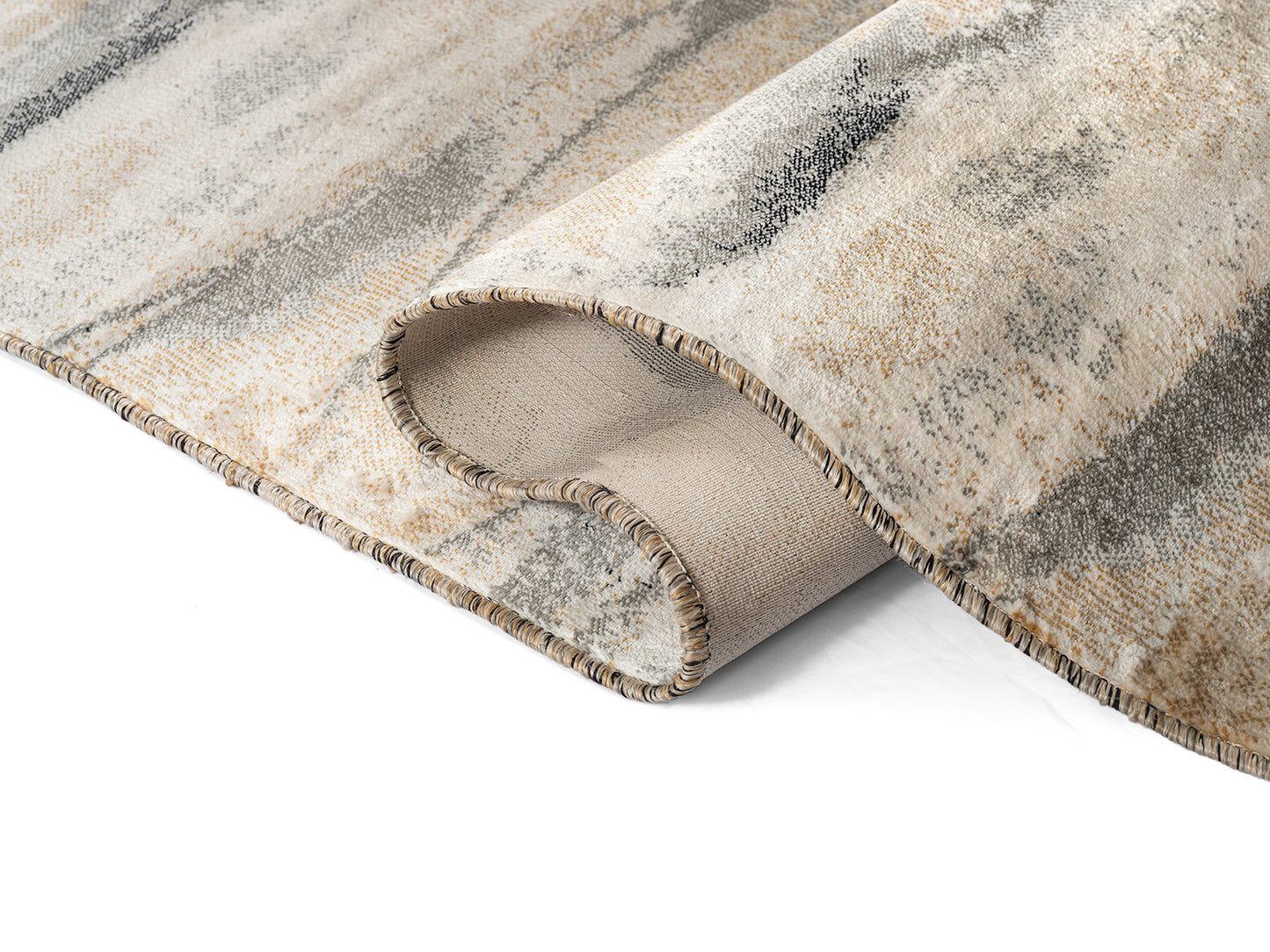 Precision-woven Modern Slate Rug (MN003)