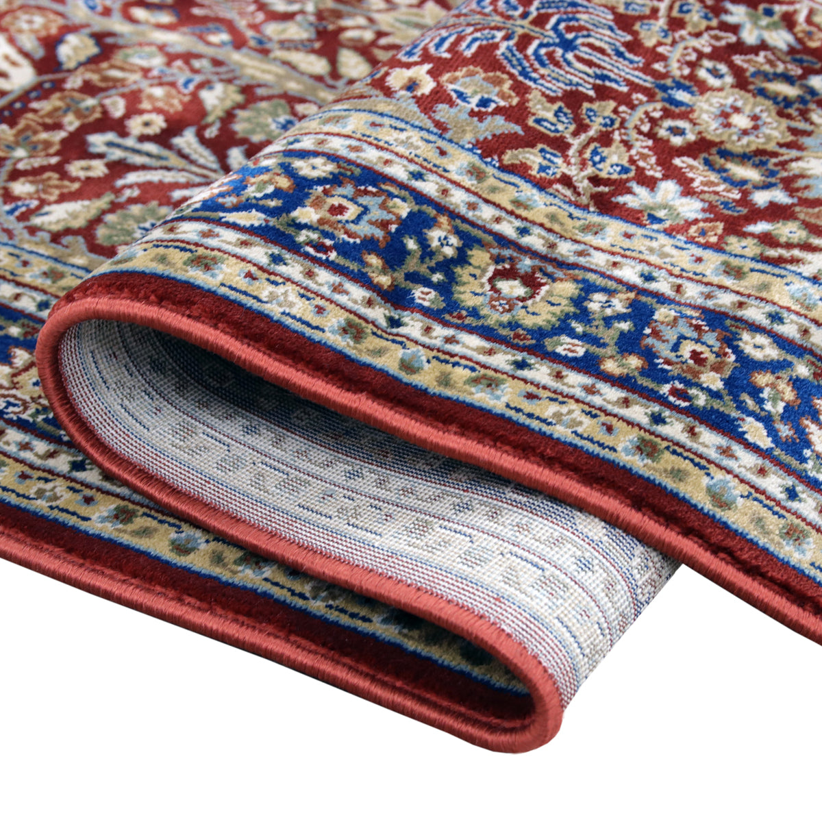 Precision-woven Traditional Red Rug (TM27)