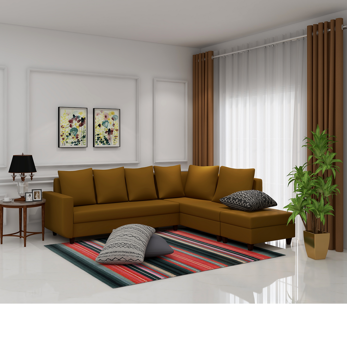 Modern Hand-crafted Rug (FABULAS RED)