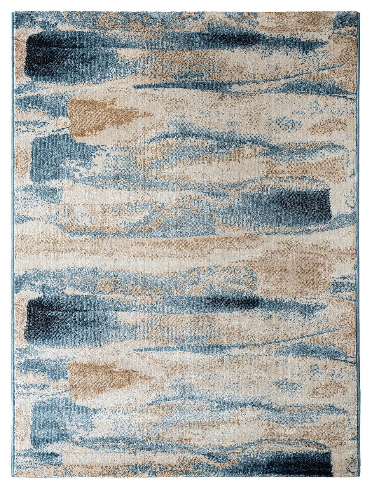 Precision-woven Modern Blue Rug (MN003)
