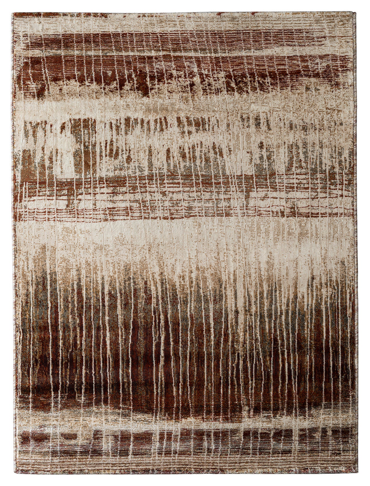 Precision-woven Modern Burgundy Rug (MN006)