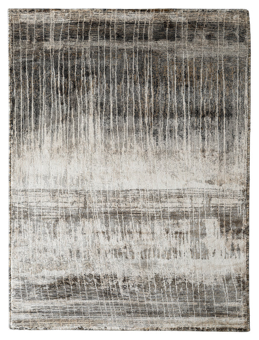 Precision-woven Modern Charcoal Rug (MN006)