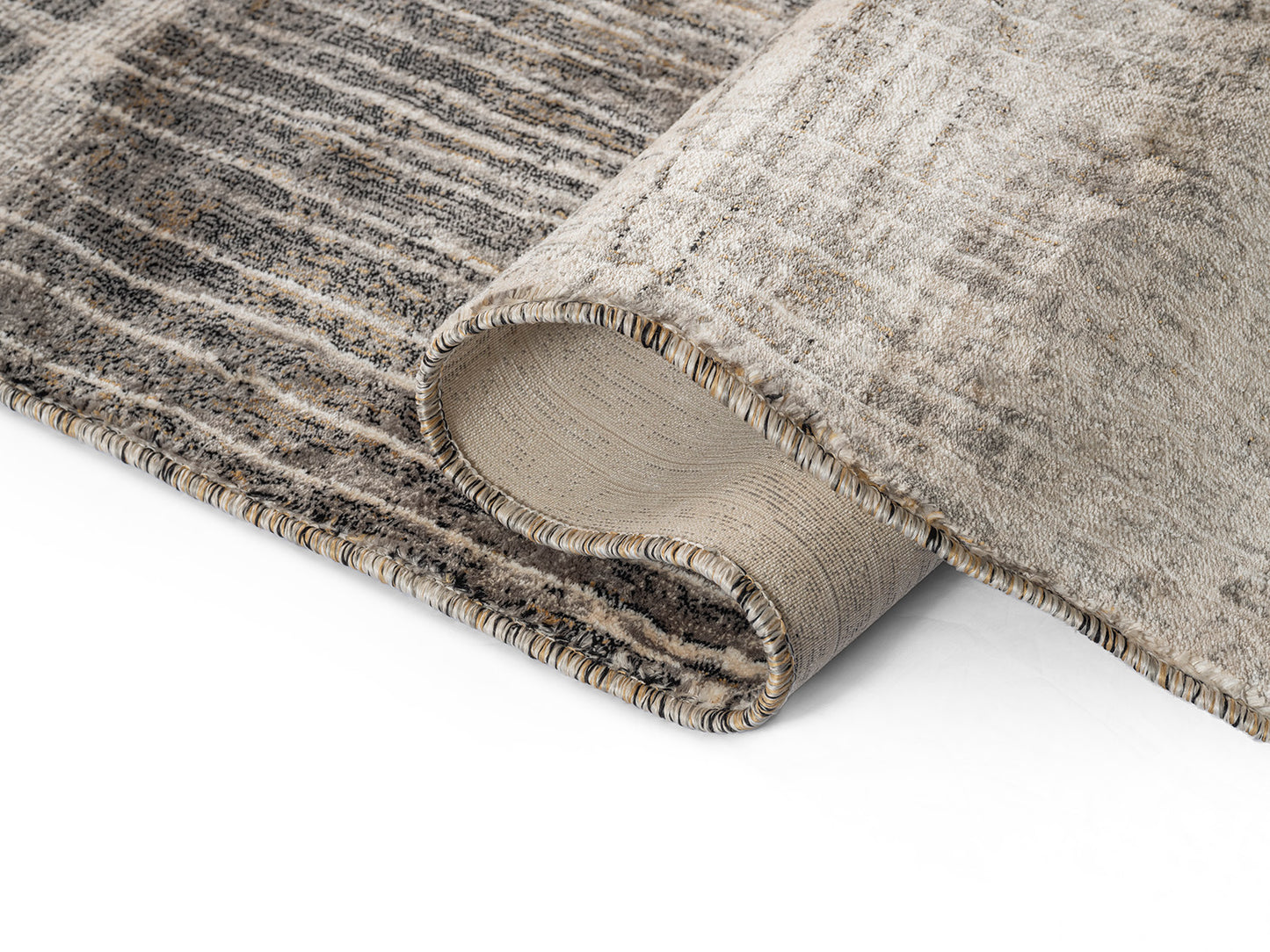 Precision-woven Modern Charcoal Rug (MN006)