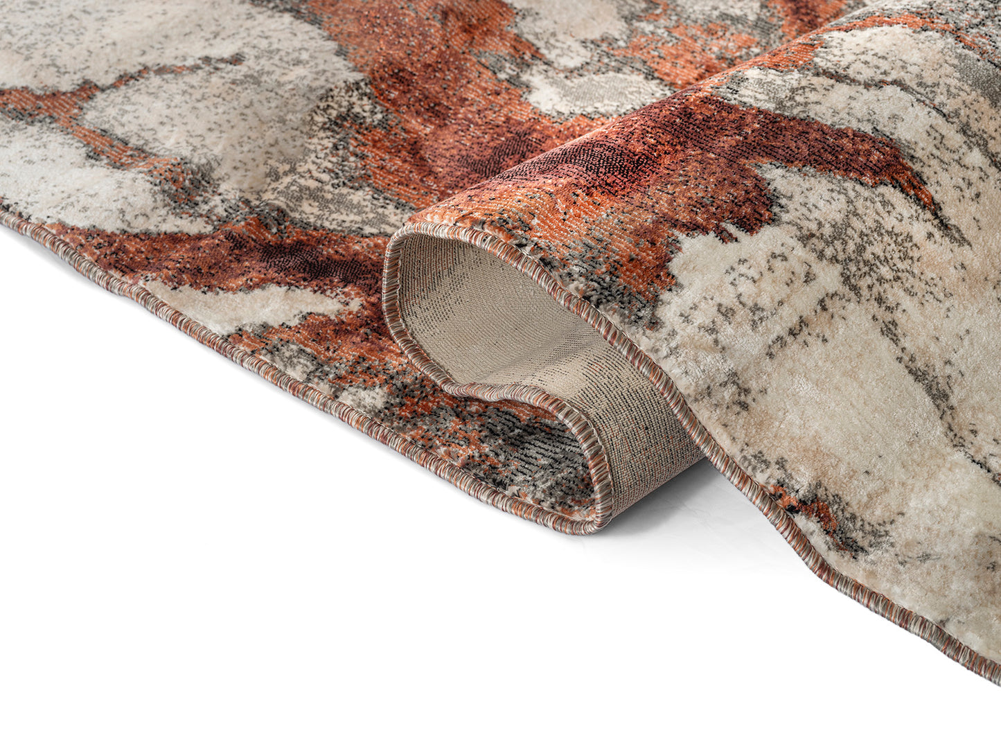 Precision-woven Modern Burgundy Rug (MN001)