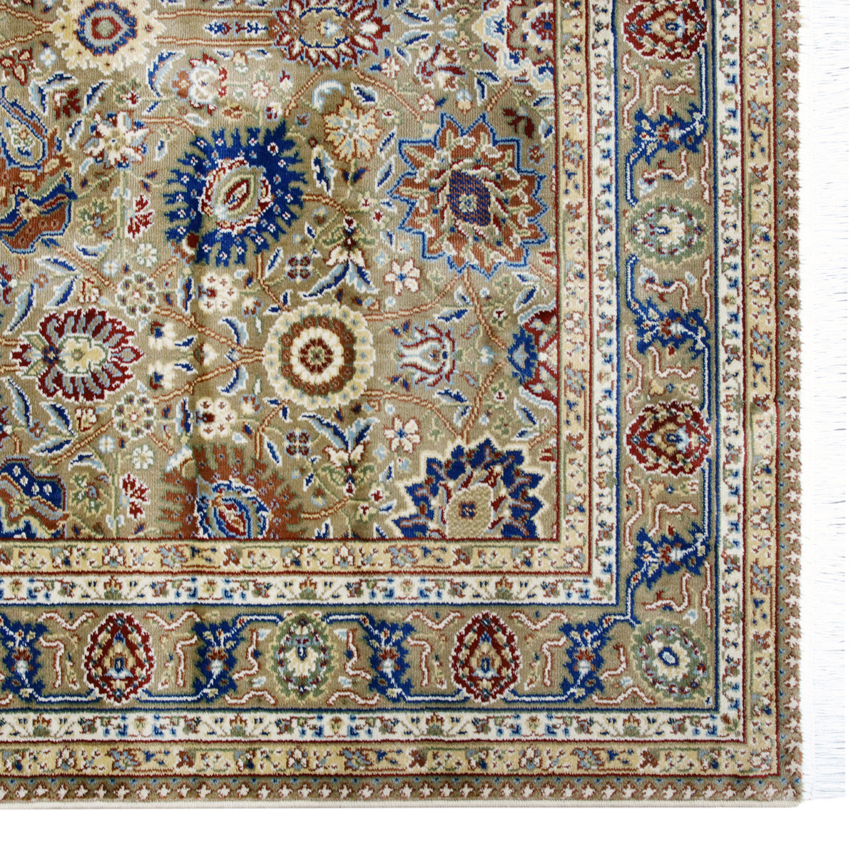 Precision-woven Traditional Brown Rug (TM25)