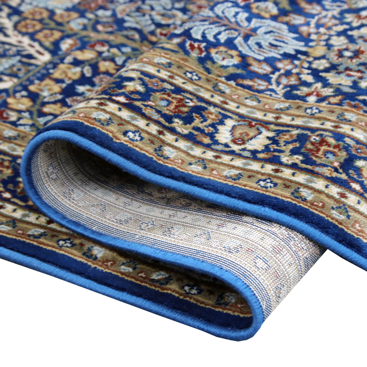 Precision-woven Traditional Navy Rug (TM27)