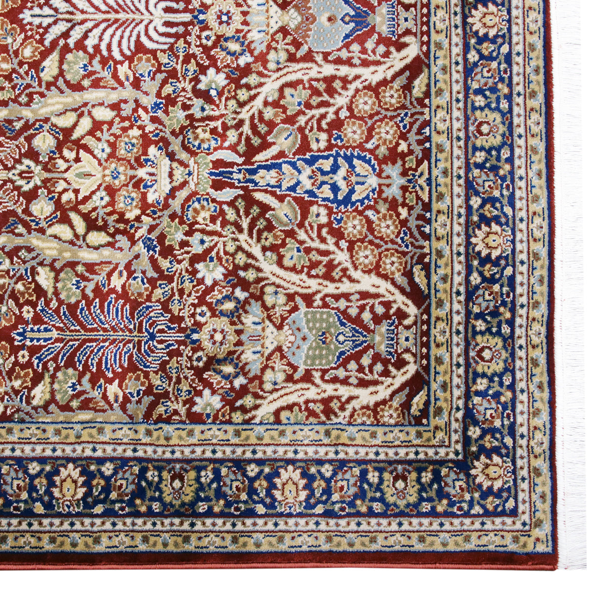 Precision-woven Traditional Red Rug (TM27)