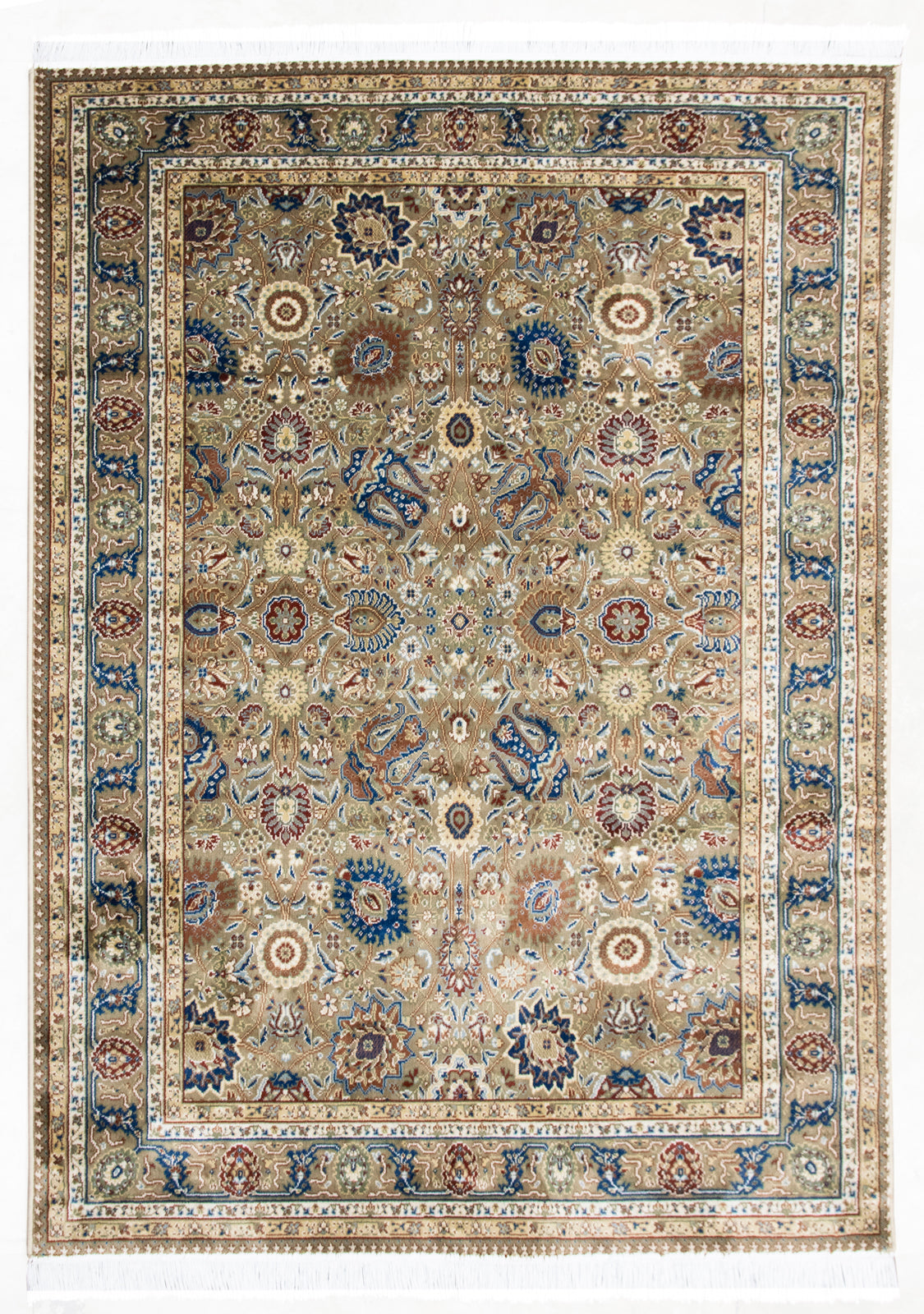 Precision-woven Traditional Brown Rug (TM25)