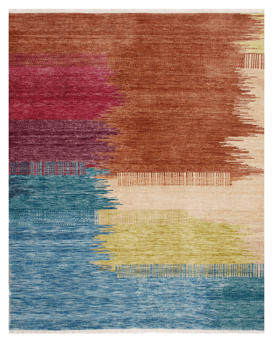 Hand-Knotted Modern Rug (Andela)