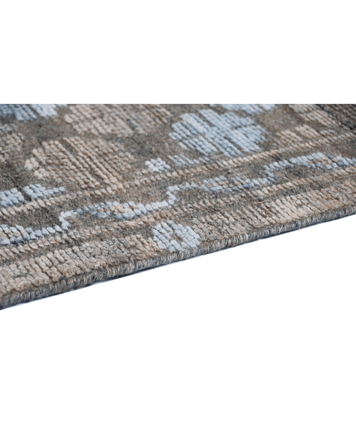 Hand-Knotted Transitional Rug (Sample)