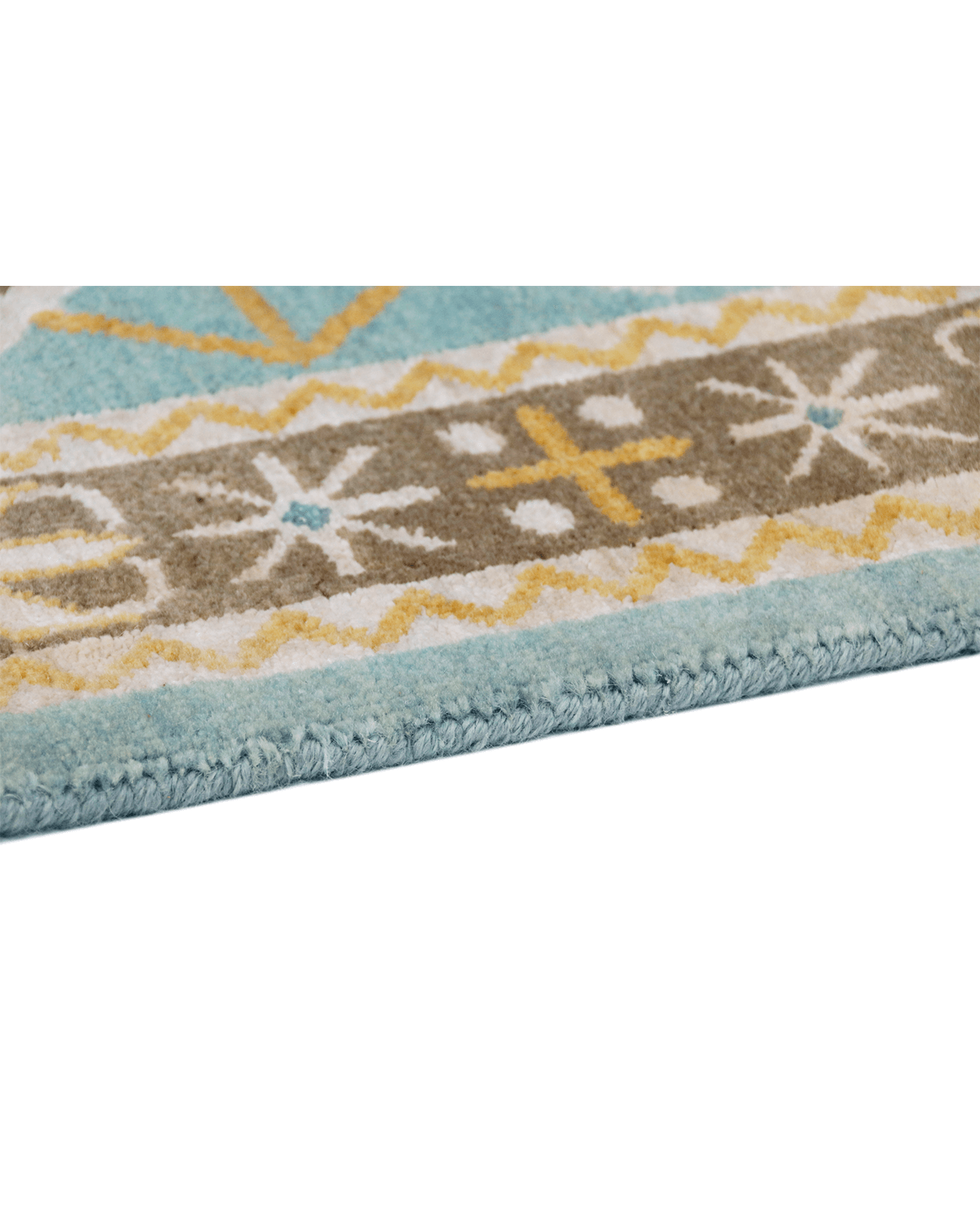 Hand-Knotted Transitional Rug (Swedish)